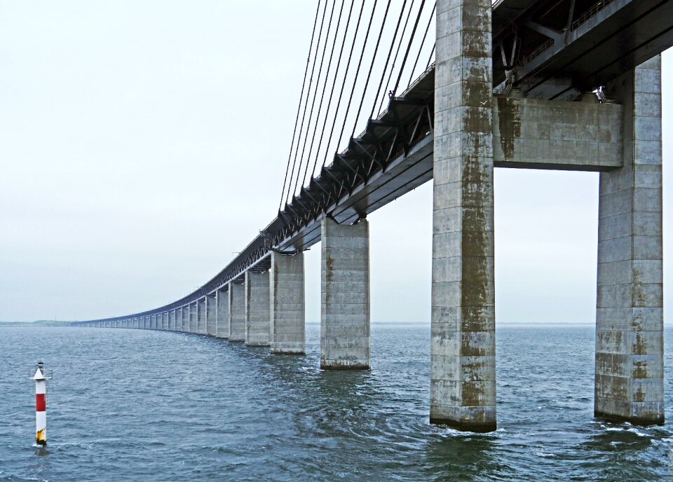 Denmark cable-stayed bridge high bridge