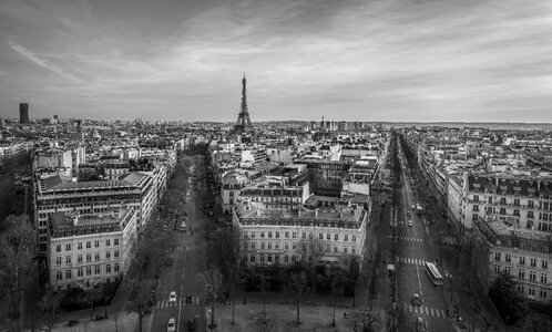 Paris travel gray travel photo