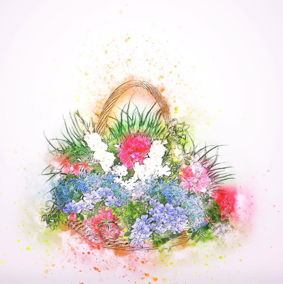 Nature art abstract