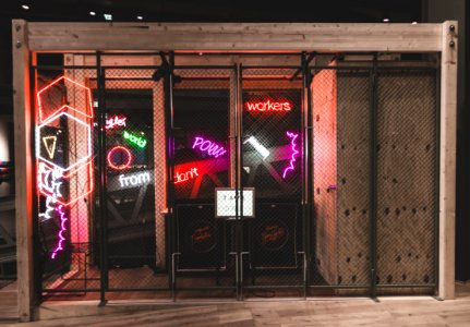 Wood, Light, Neon