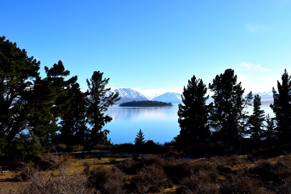 Lake tekapo, New zeal, Winter
