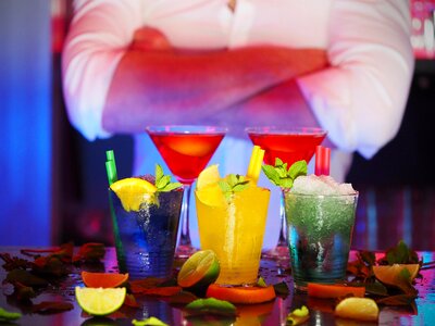 Drinks night club