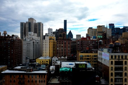 New york, Manhattan tram station, United states photo