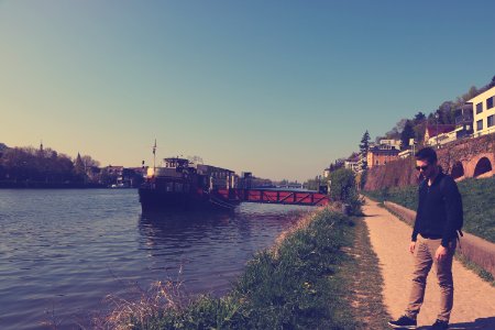 Heidelberg, Neckar river, Germany photo