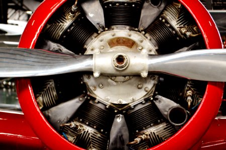 Biplane, Aviation, Engine photo