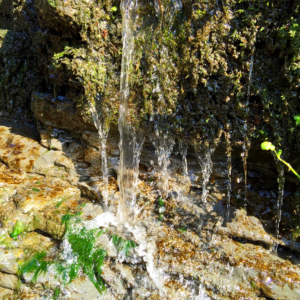 Beach, Sea, Waterfall