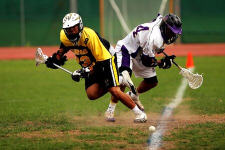 Game athletes lacrosse players