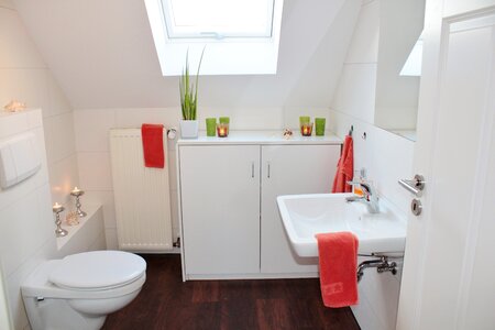 Bathroom sink sanitaryblock apartment