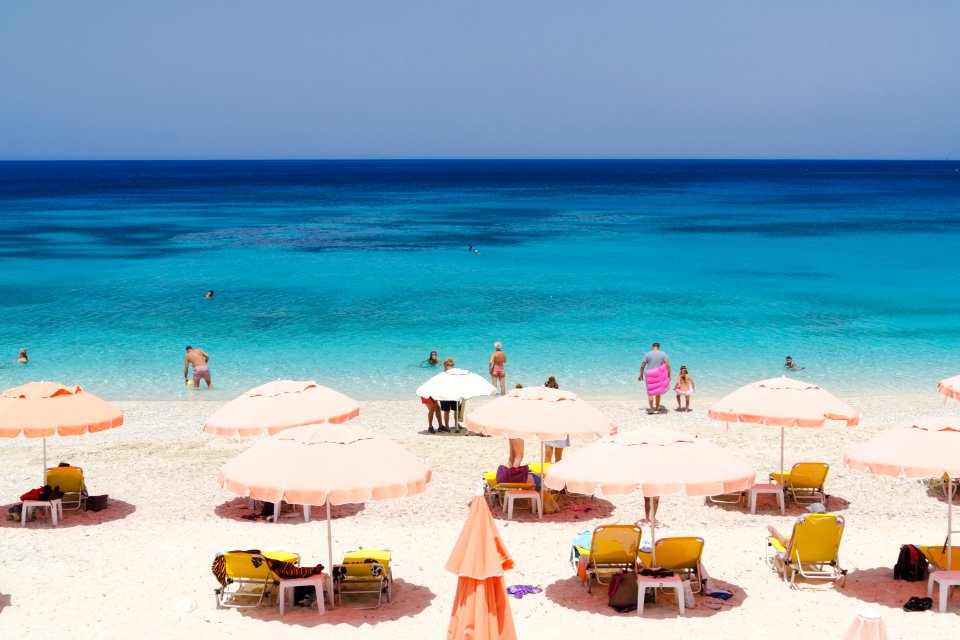 Greece, Summer, Petani beach photo