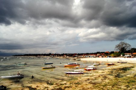 Ebb, Clouds, Beach