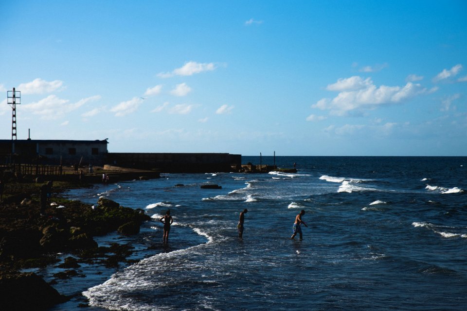 Swimming, Cuba, Beach