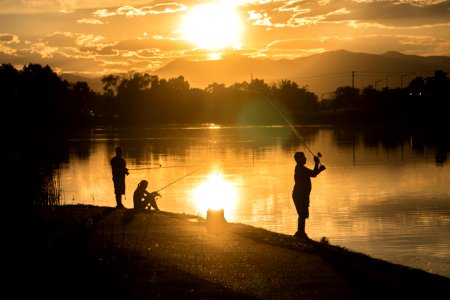 Denver, Rocky mountain lake park, United states photo