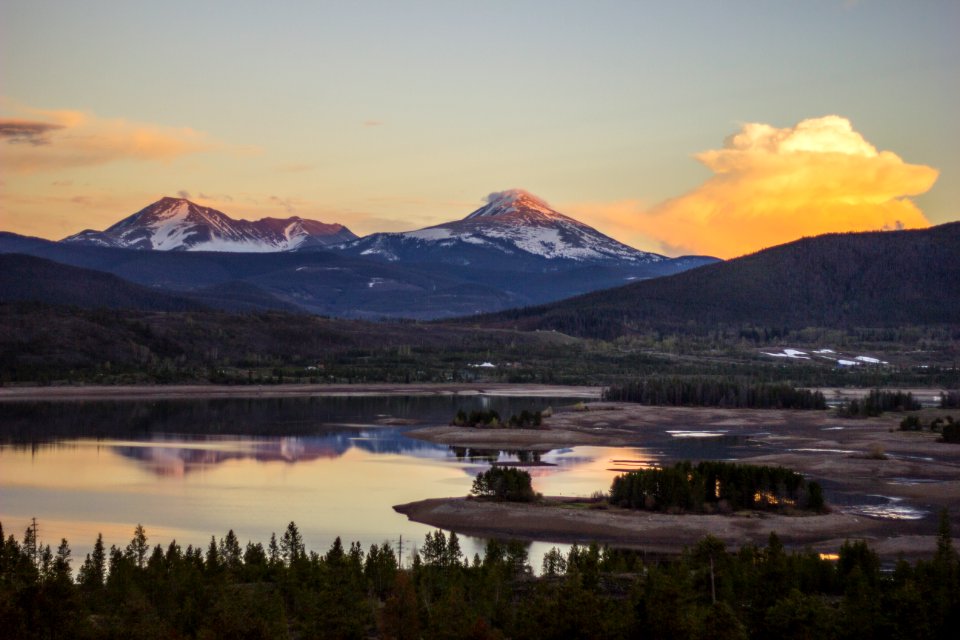 Dillon reservoir, United states, Clouds