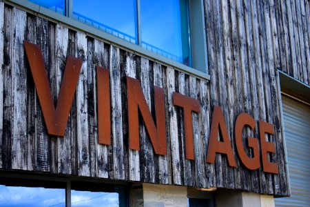 Sign, Metal sign, Wood sign