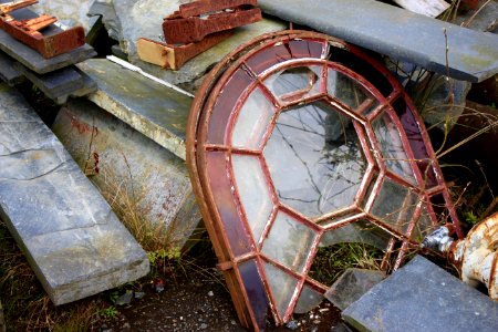 Glass, Reclamation, Scrap yard photo