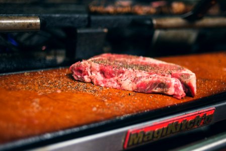 Grill, Steak, Salt
