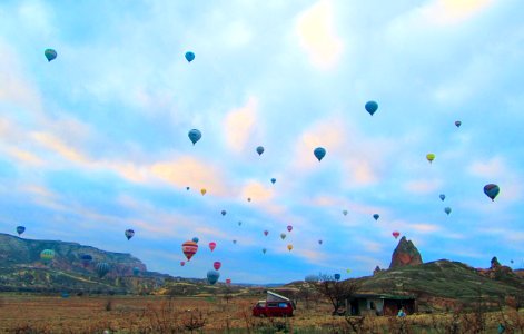 Cappadocia, Turkey, Balloons photo