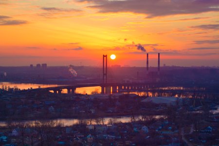 Kyiv city, Ukraine, Smoke