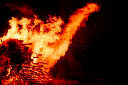 Neuulm, Germany, Flames