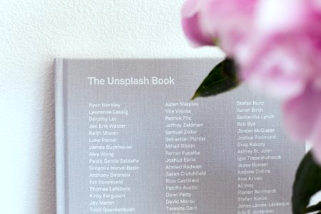 closeup photo of The Unsplash Book photo