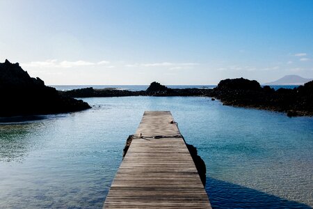 Sea sky water photo