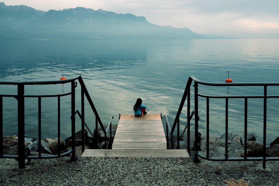 Vevey, Switzerl, Meditation photo