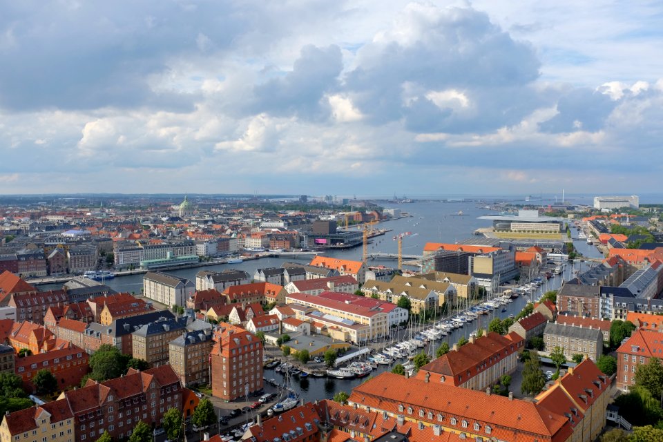 Copenhagen, Denmark, View from vor frelsers kirke