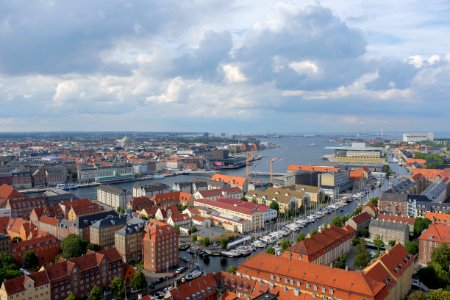 Copenhagen, Denmark, View from vor frelsers kirke