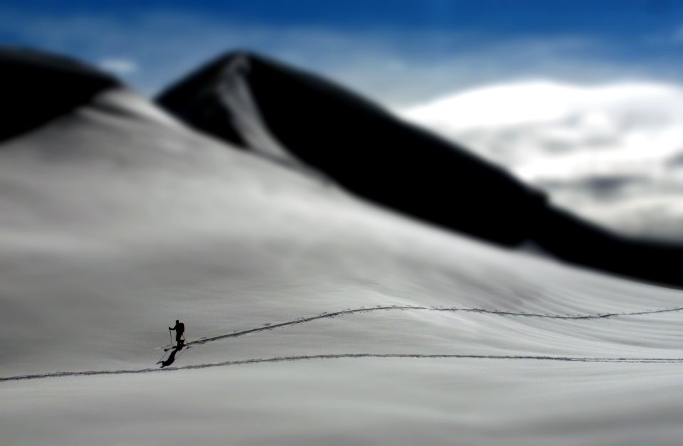 snow covered mountain