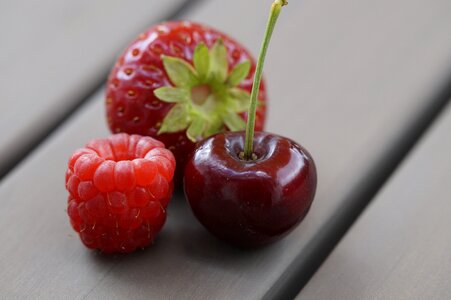 Berry red fruits fresh photo