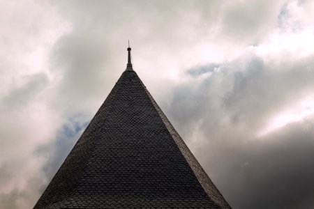 Sharp, Sky, Roof photo