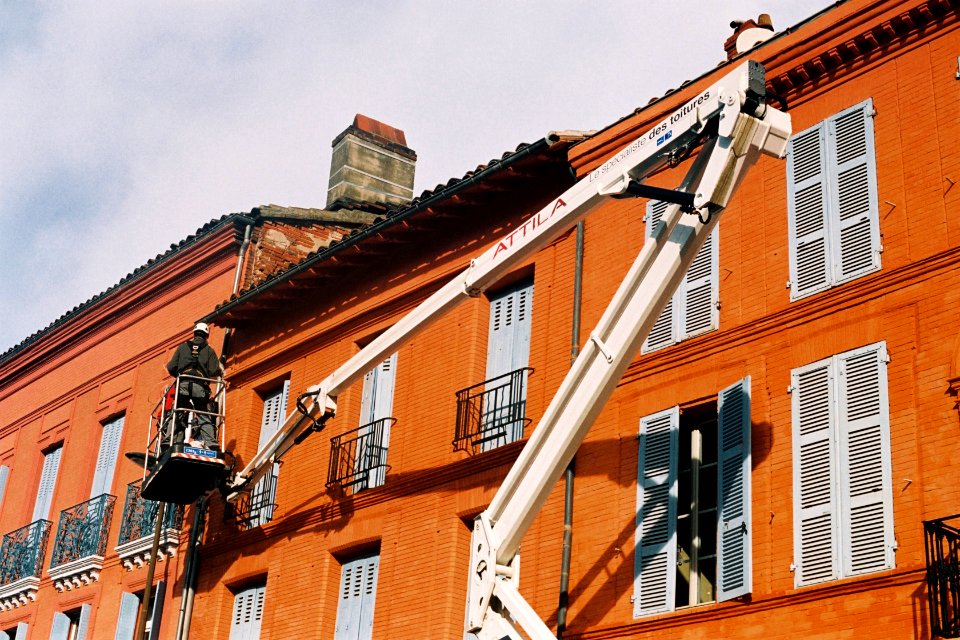 Building, City, Roof