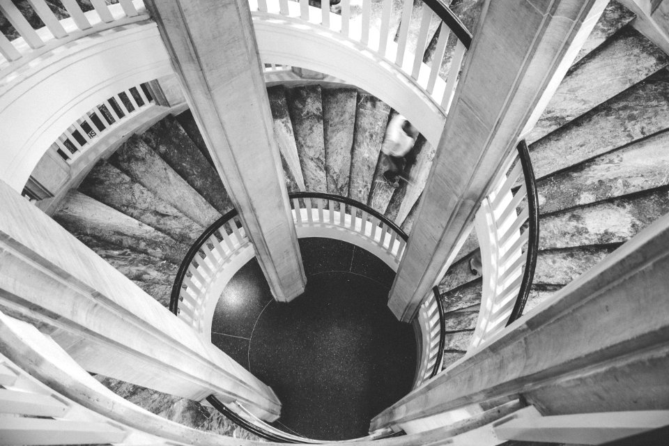 Walking, Castle, Stair