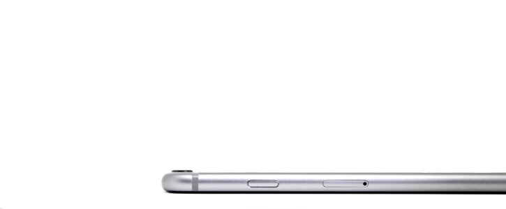 The side view of a smartphone.