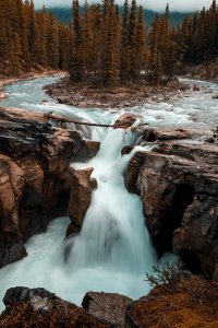 scenery of waterfalls photo