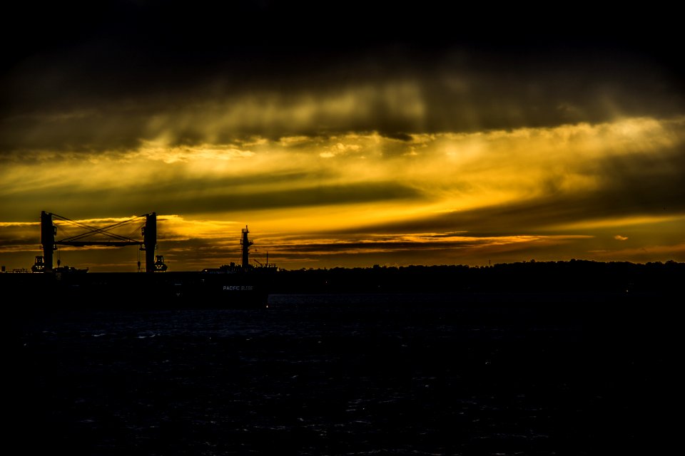 Bay, Orange, Sky