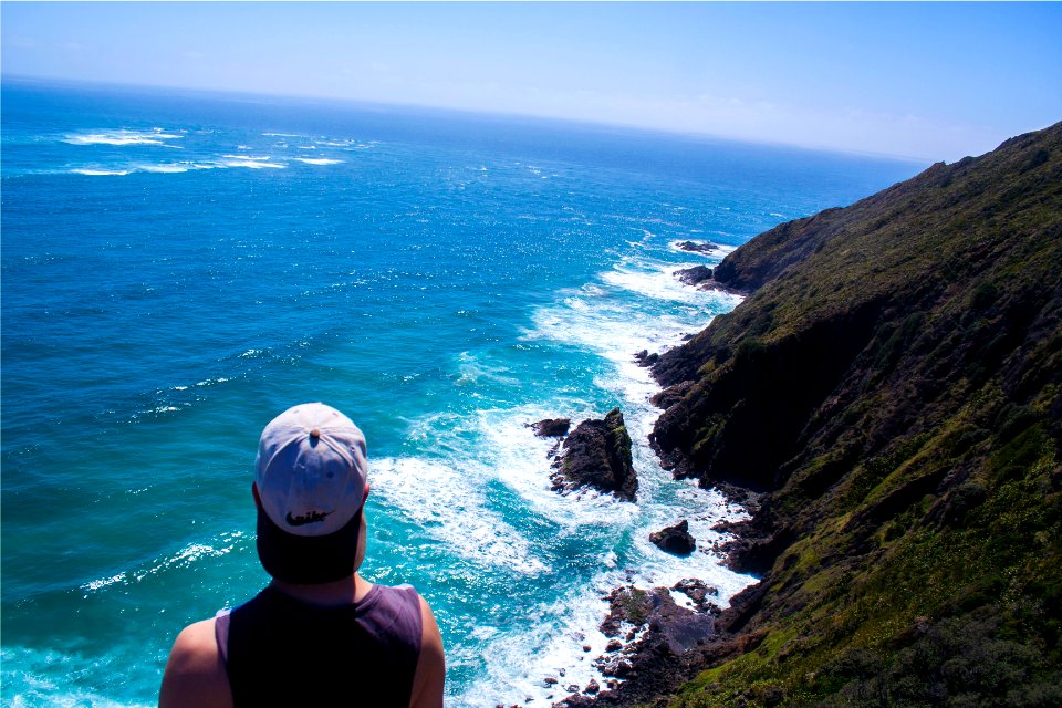 Cape reinga, New zeal, Waves