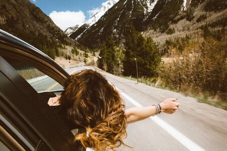 Nature outdoors road