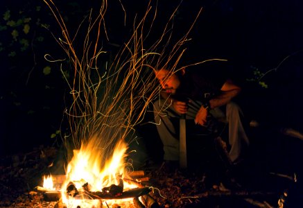 Foxley wood, United kingdom, Flames photo