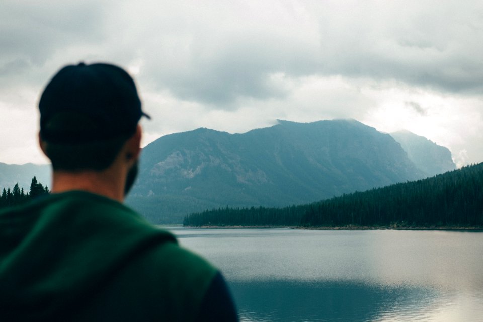 Hyalite reservoir, United states, Foggy