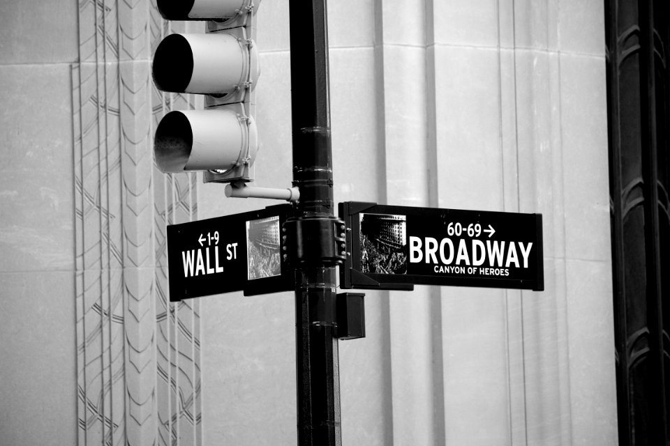 Wall street, New york, Usa