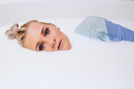 Face female model