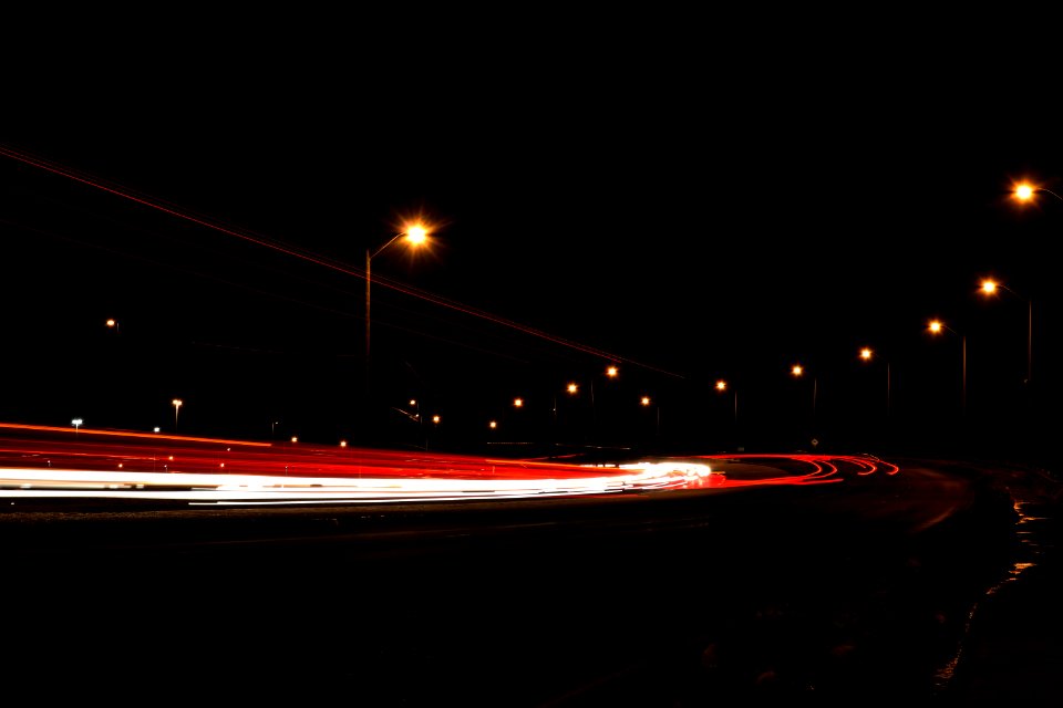 timelapse photography of vehicles during nighttime