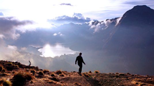 Indonesia, Mount rinjani, Camping