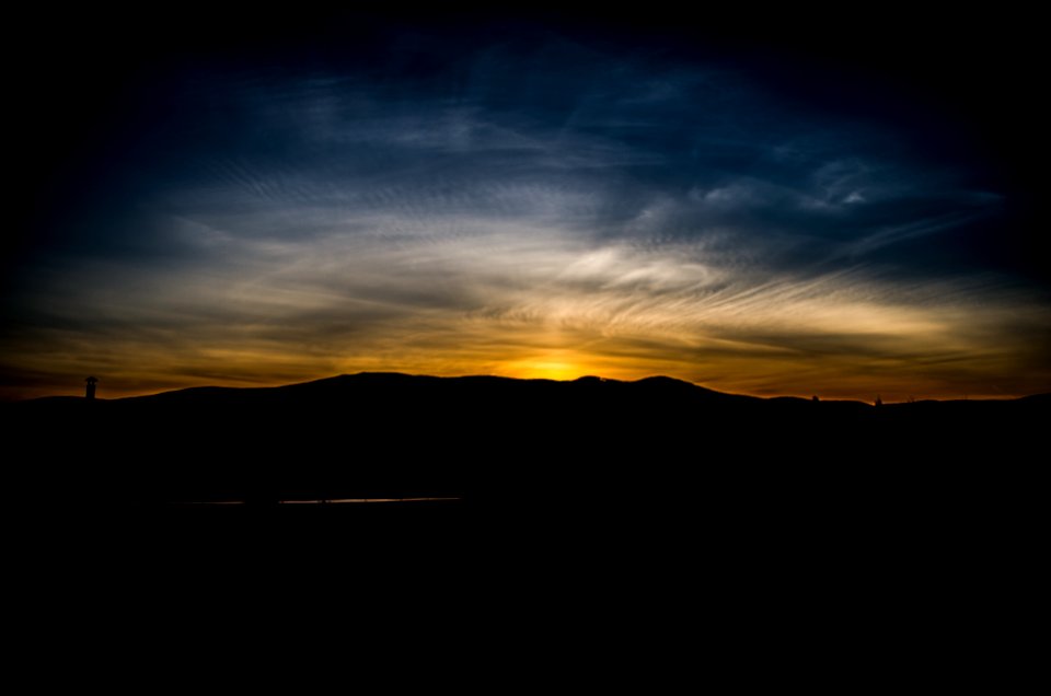 Mountain, Sunset