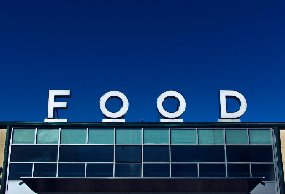 photo of white Food signage