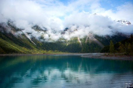 landscape photography of mountains near mountains photo