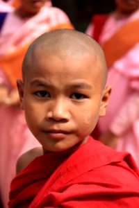 Old bagan, Myanmar  burma , Monks