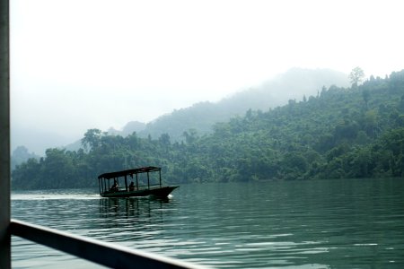 Vietnam, Ba be national park, Boat photo