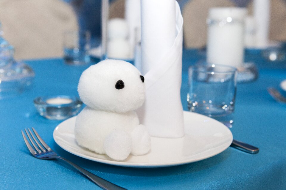 White blue sweet